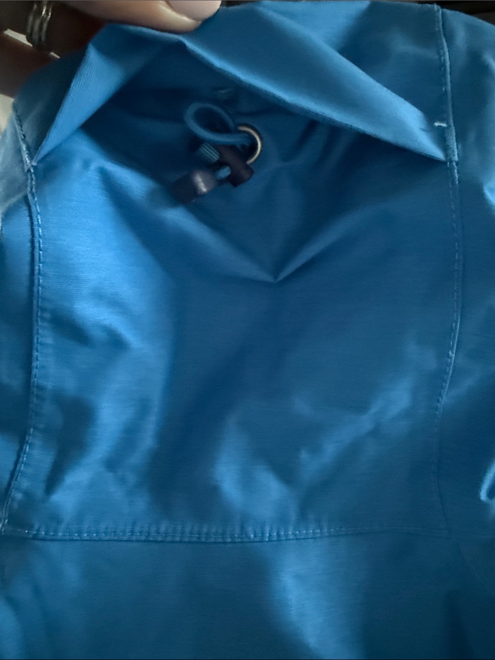 The North Face Bright Blue Hooded Shell Jacket - Like New - Picture 12 of 12